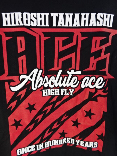 Hiroshi Tanahashi × Guts Dynamite Cabaretes Collaboration T-Shirt (2) (Black)