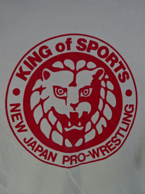 Lion Mark Raglan T-Shirt (3) (White×Red)
