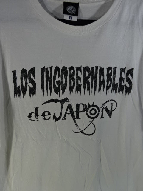 BUSHI EN SERIO T-Shirt (2) (White × Black)