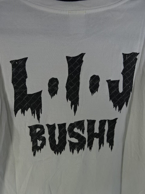 BUSHI EN SERIO T-Shirt (2) (White × Black)