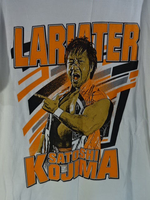 【hand signed autograph】 Satoshi Kojima 30th Anniversary LARIATER T-Shirt