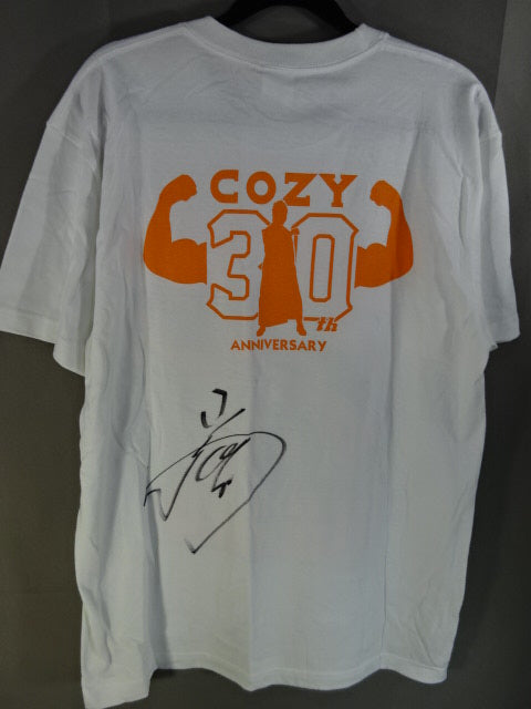【hand signed autograph】 Satoshi Kojima 30th Anniversary LARIATER T-Shirt