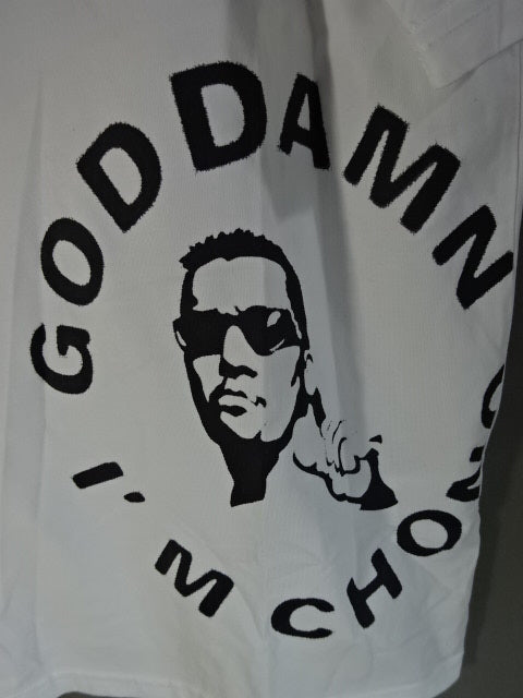 ARISTRIST AT Masahiro Chono GODDAMN I'M CHONO T-Shirt (2) (White)
