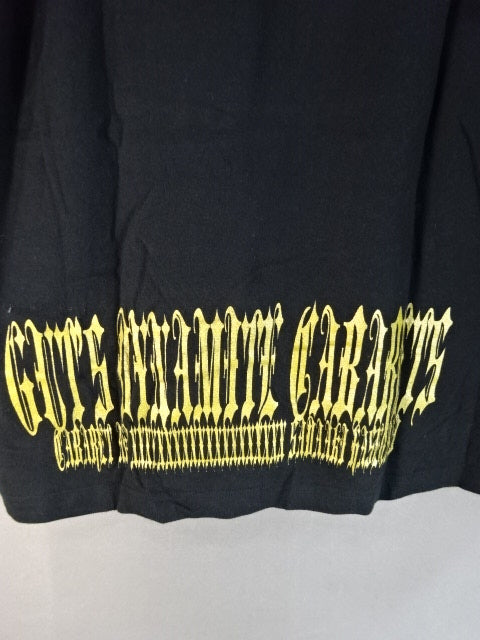Kazuchika Okada × Guts Dynamite Cabaretes Collaboration T-Shirt (2) (Black)