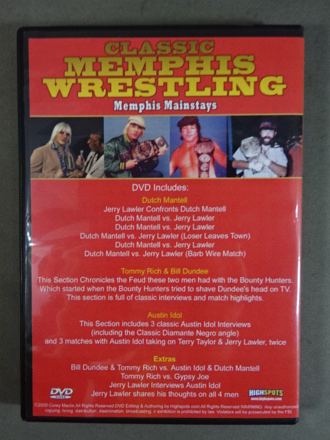 CLASSIC MEMPHIS Wrestling ★MEMPHIS MAINSTAYS★
