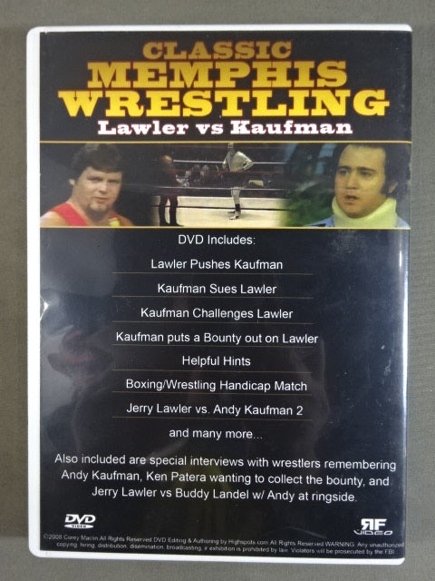 CLASSIC MEMPHIS Wrestling ★Jerry Lawler vs Andy Kaufman★