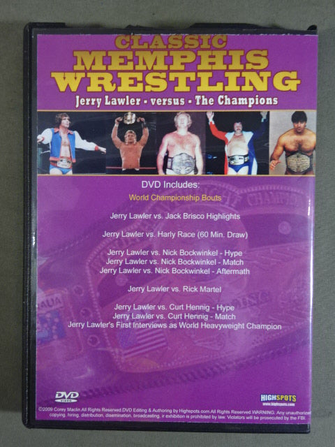 CLASSIC MEMPHIS Wrestling ★JERRY LAWLER vs THE CHAMPIONS★