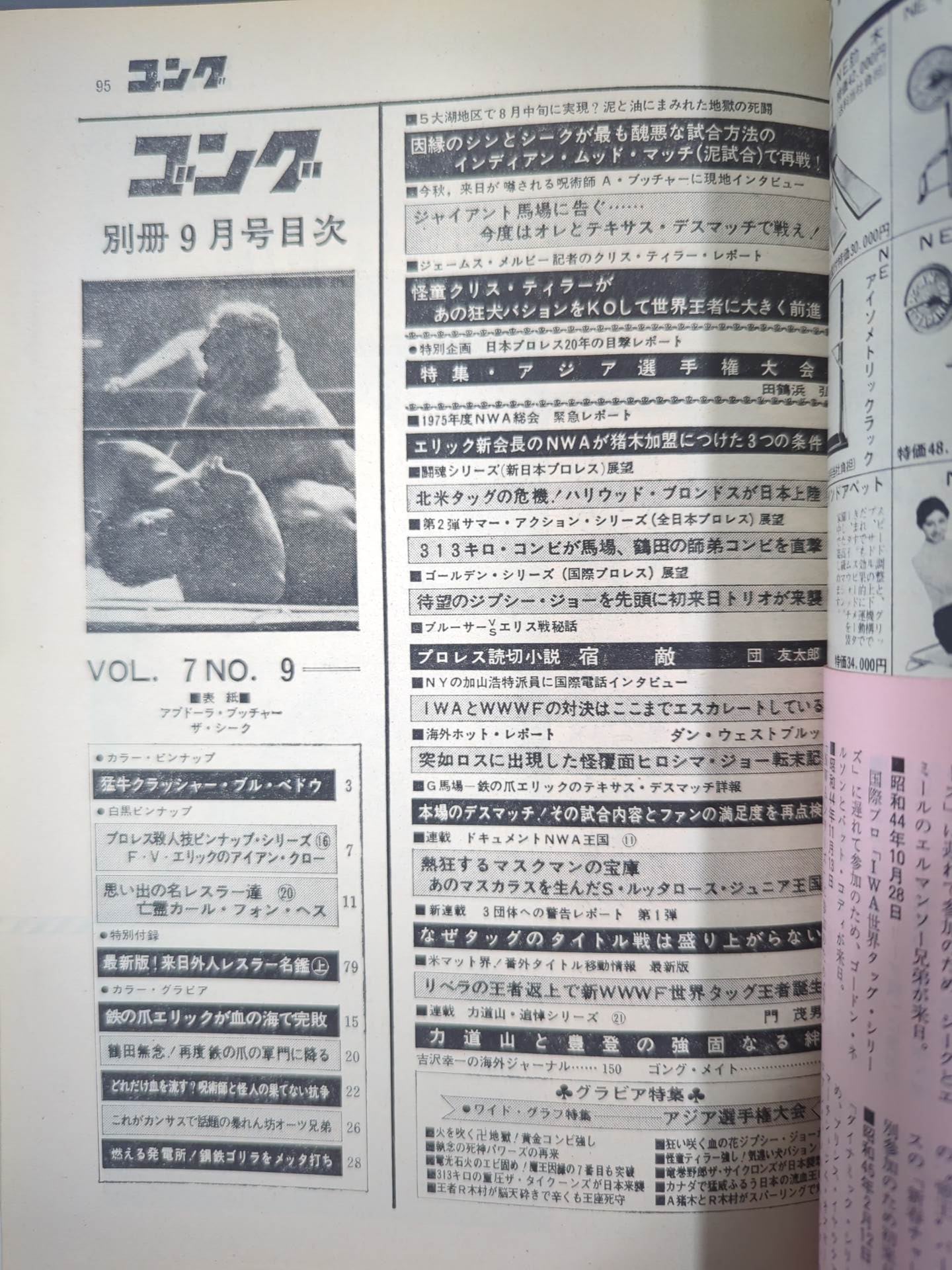 別冊ゴングVol.7 No.9