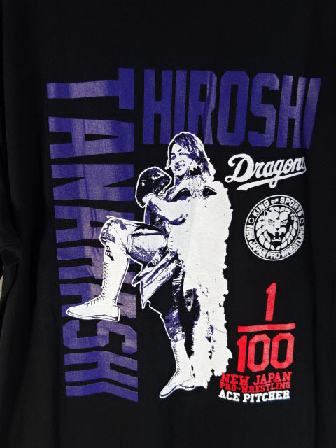 Hiroshi Tanahashi × Chunichi Dragons Collaboration T-Shirt