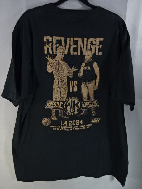 WRESTLE KINGDOM 18 Kazuchika Okada vs Brian Danielson Commemorative T-Shirt