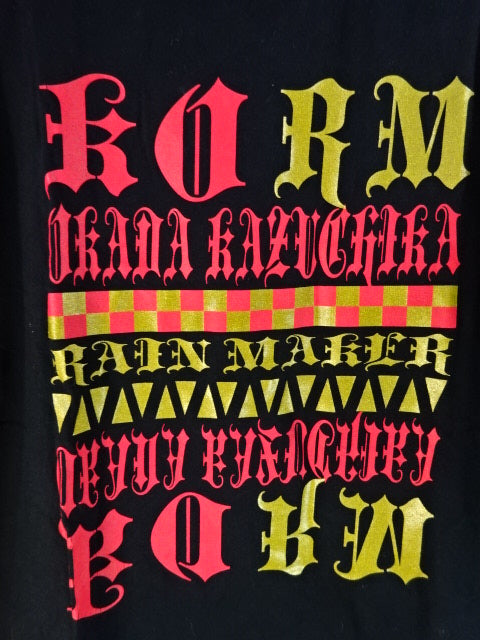 Kazuchika Okada × Guts Dynamite Cabaretes Collaboration T-Shirt (4) (Black)