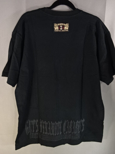 Kazuchika Okada × Guts Dynamite Cabaretes Collaboration T-Shirt (4) (Black)