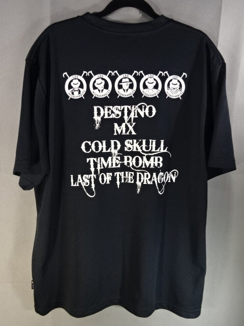 L.I.J. Dry T-Shirt (4) (2022/Black×Grey)