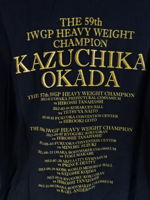 Kazuchika Okada IWGP Heavyweight Belt T-Shirt