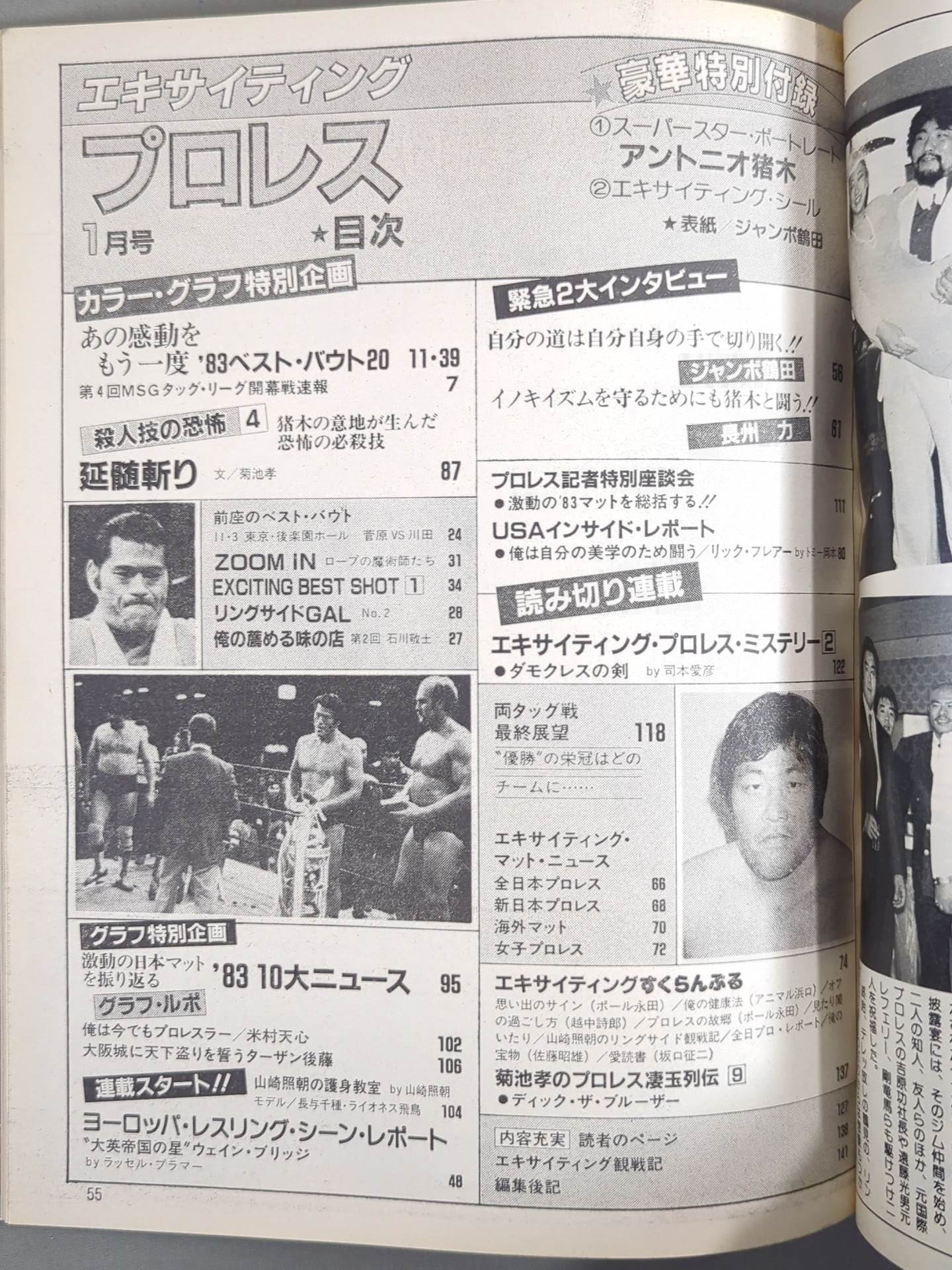 エキサイティングプロレス 1984年1月号
