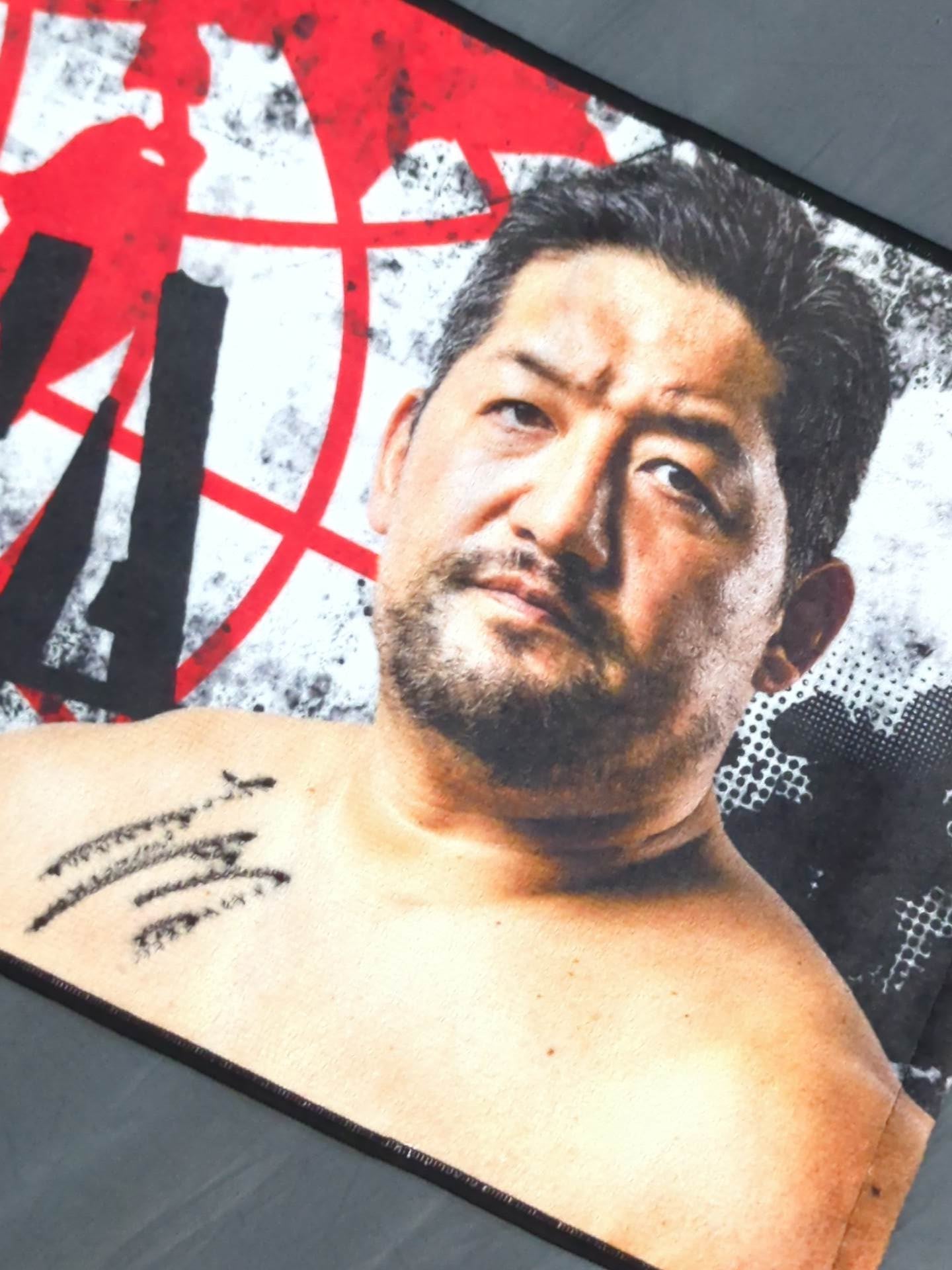 【hand signed autograph】 Shuji Ishikawa cheering towel
