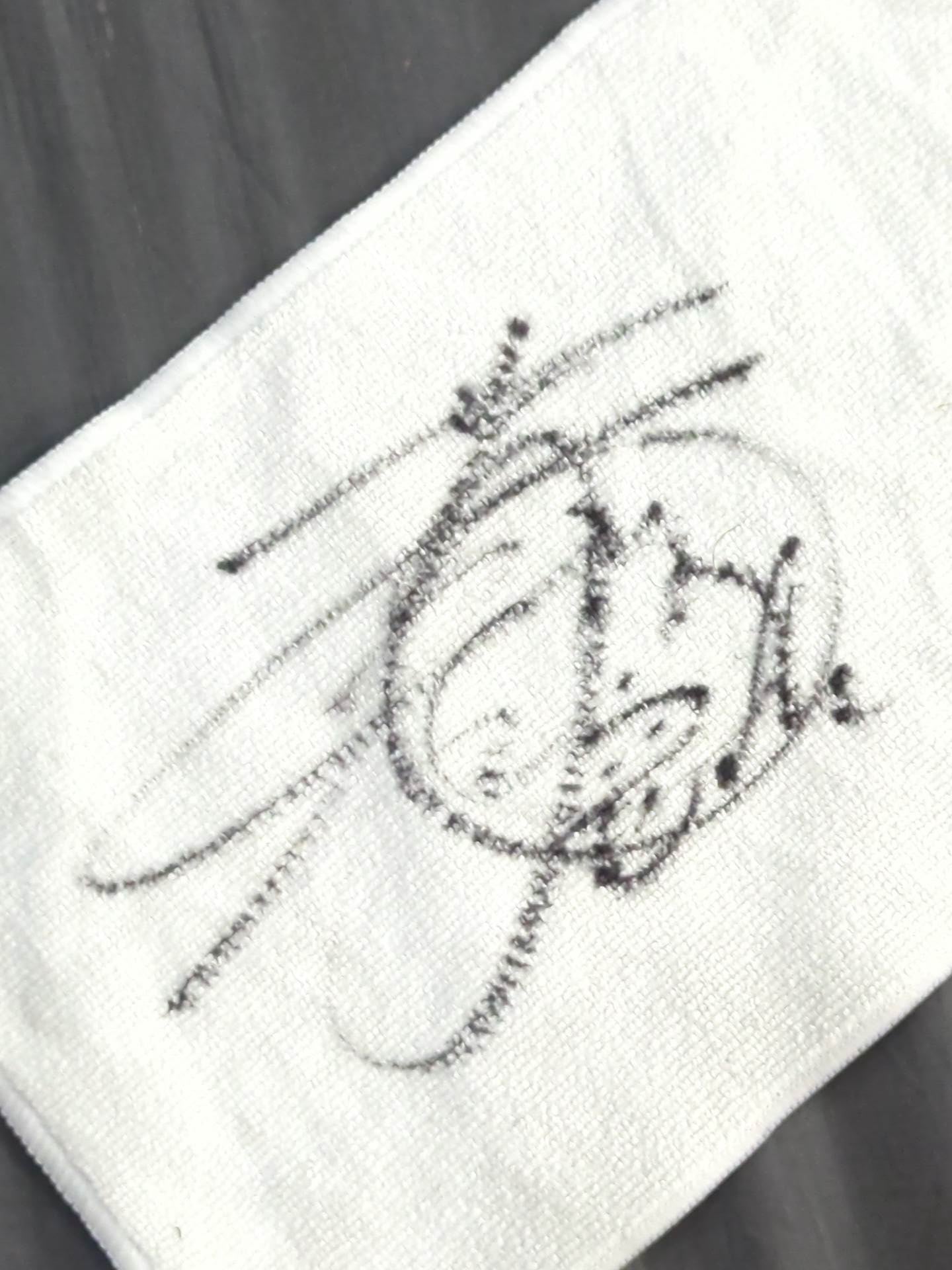 【Jun Kasai hand signed autograph 】 Jun Kasai Produced PAIN LIMIT 2011 Muffler Towel