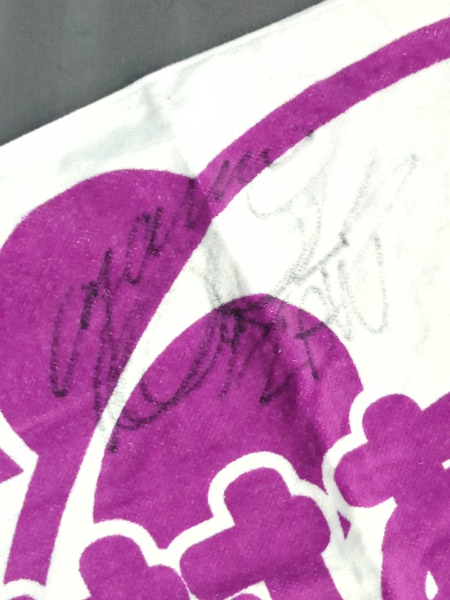 【hand signed autograph】 Ayame Sasamura "2AW" face towel