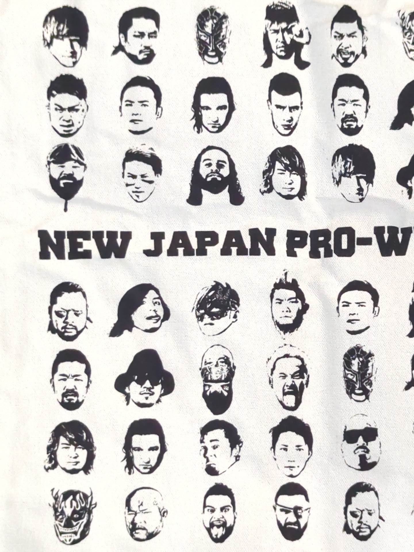 ★ASOKO de New Japan Pro Wrestling ★ Buggy Face Pattern Tote Bag