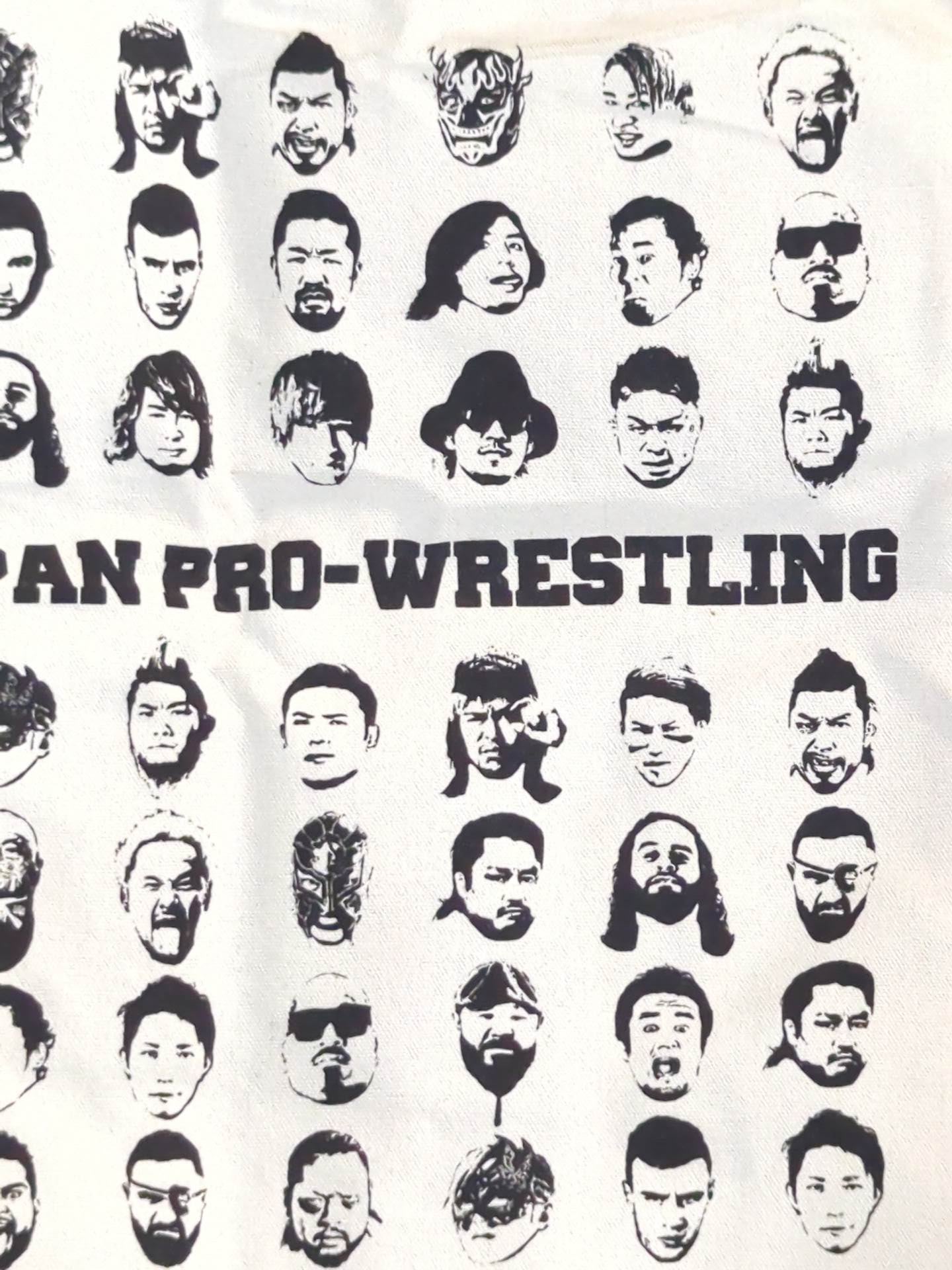 ★ASOKO de New Japan Pro Wrestling ★ Buggy Face Pattern Tote Bag