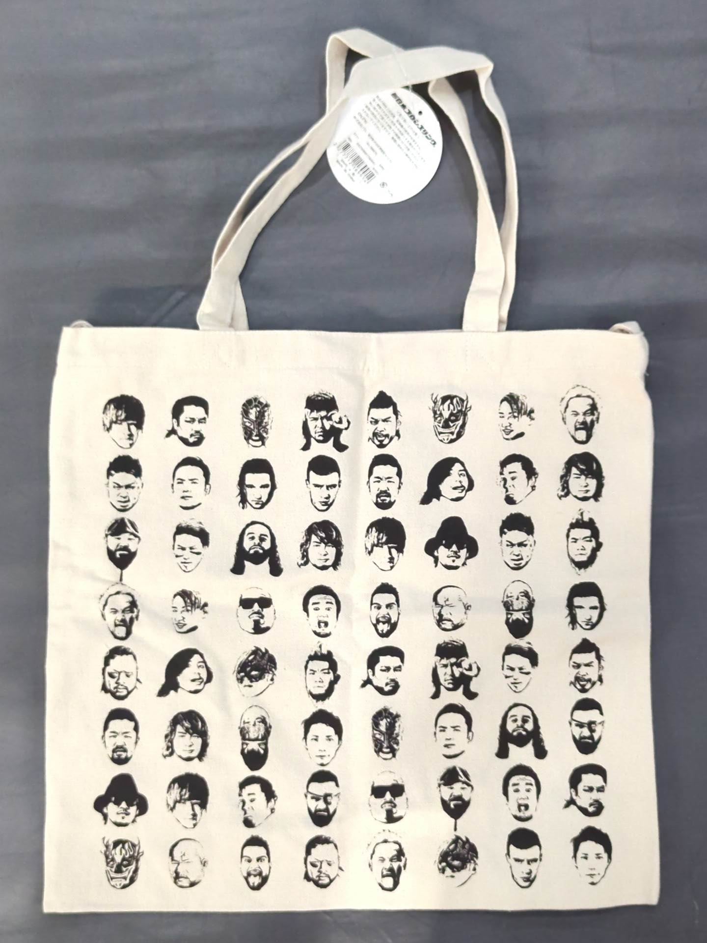 ★ASOKO de New Japan Pro Wrestling ★ Buggy Face Pattern Tote Bag