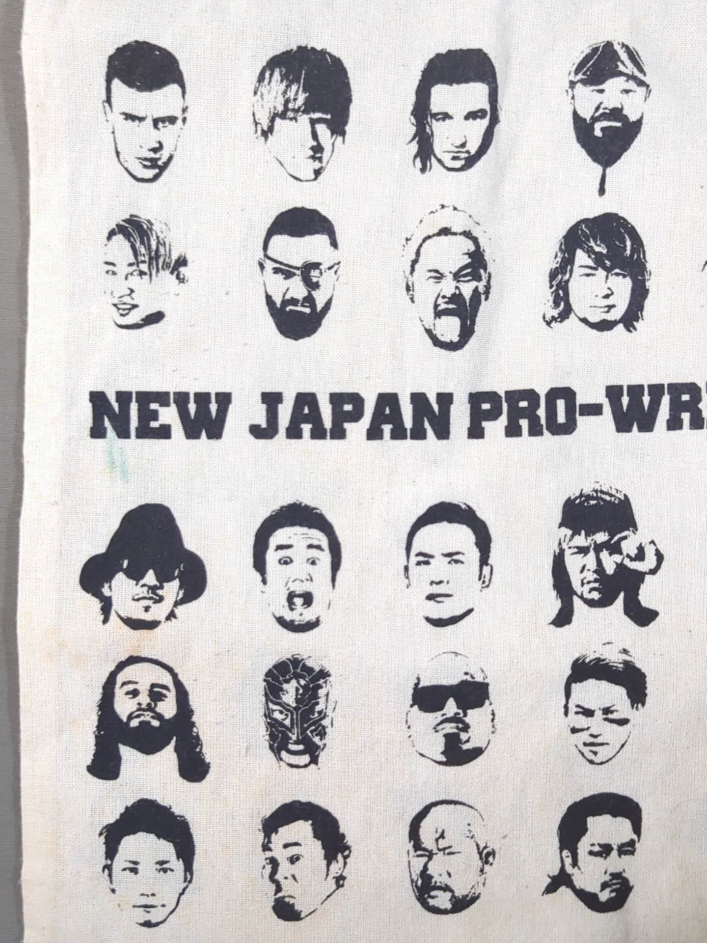 ★ASOKO de New Japan Pro Wrestling Buggy ★ Face Pattern Mini Tote Bag