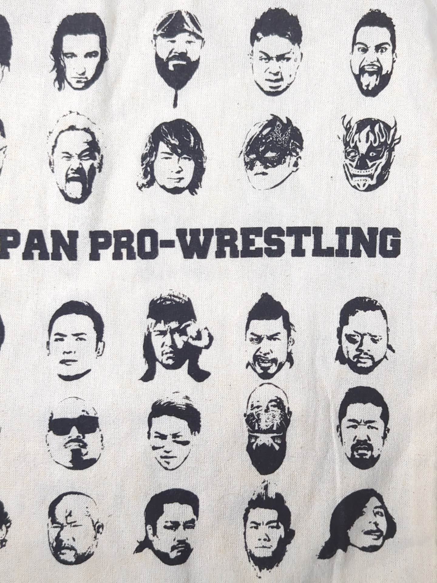 ★ASOKO de New Japan Pro Wrestling Buggy ★ Face Pattern Mini Tote Bag