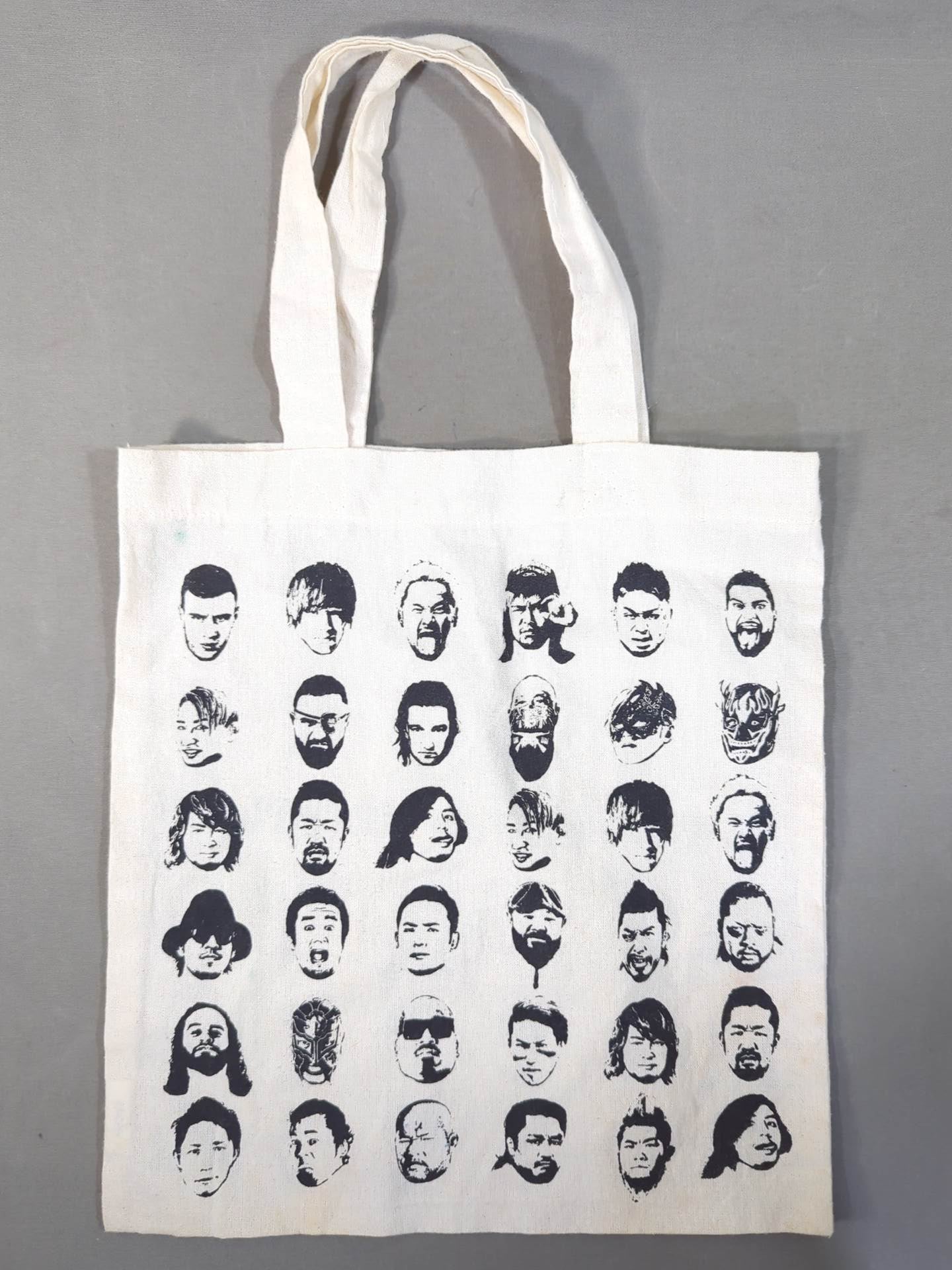 ★ASOKO de New Japan Pro Wrestling Buggy ★ Face Pattern Mini Tote Bag