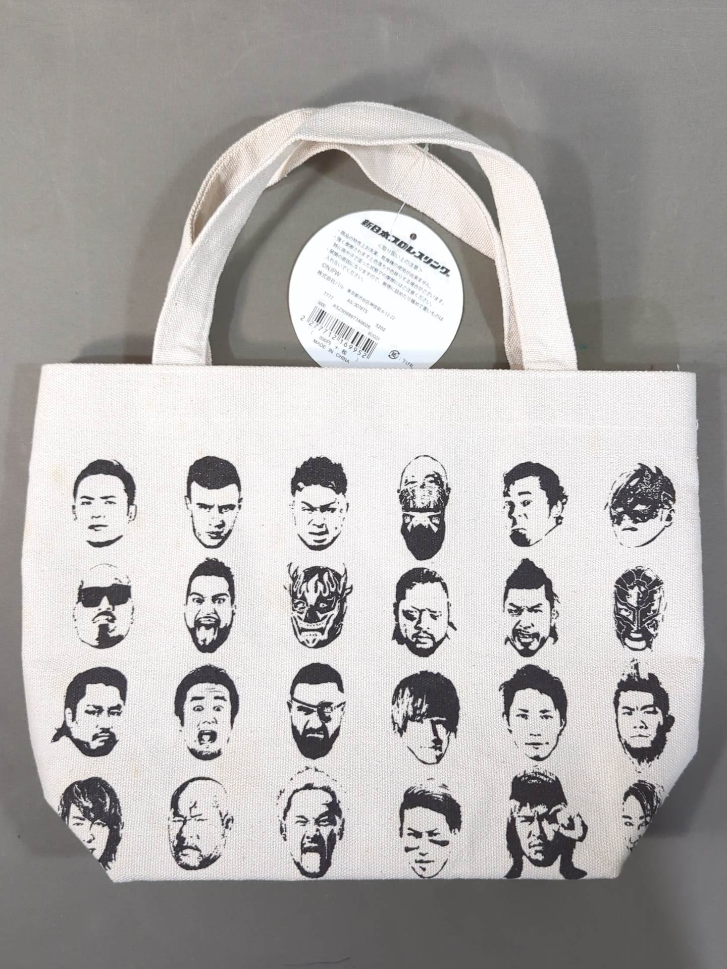 ★ASOKO de New Japan Pro Wrestling ★ Buggy Face Pattern Tote Bag