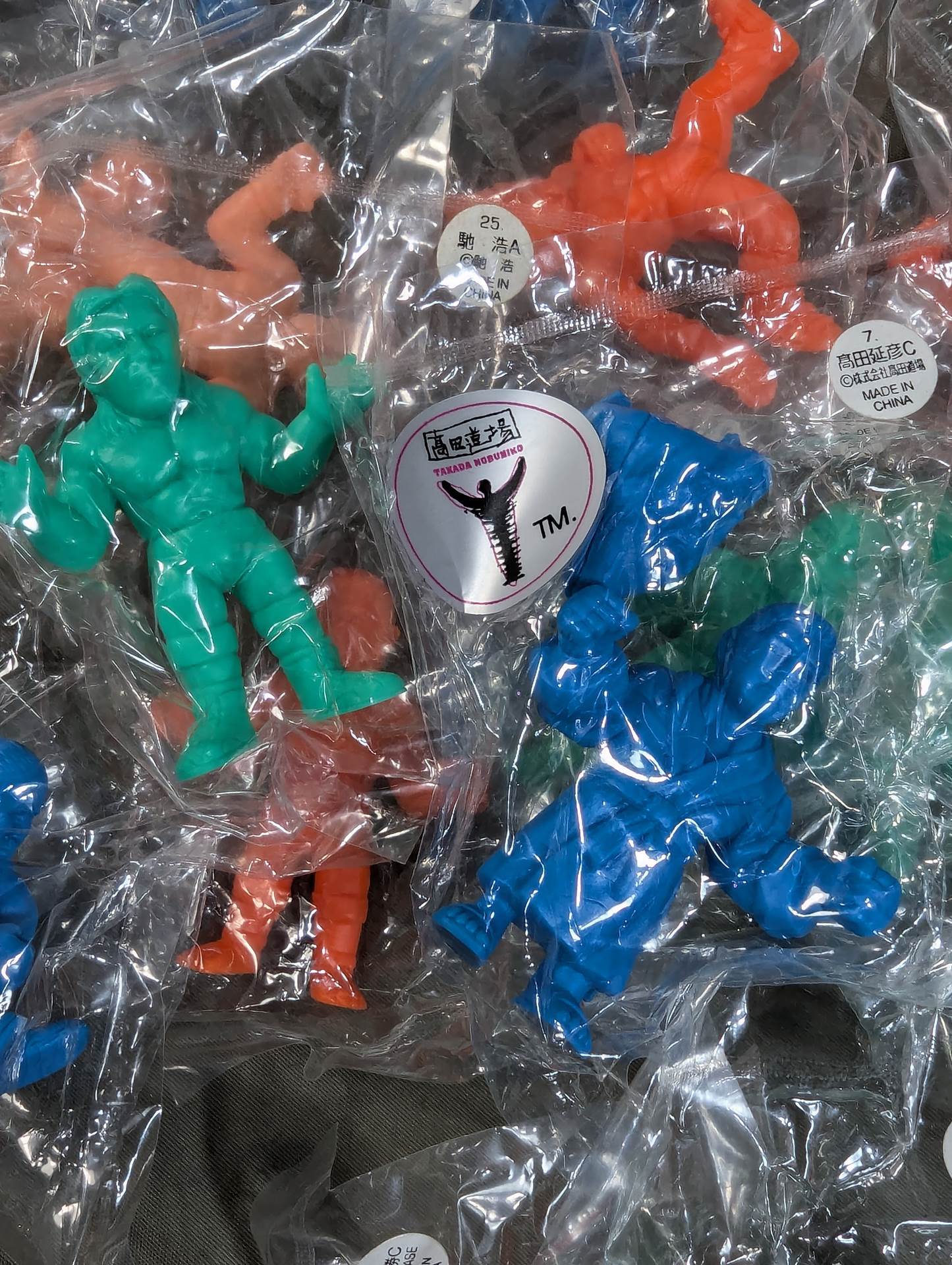 ★Set of ★ 40 Pro Wrestling Eraser Made by CharaPro