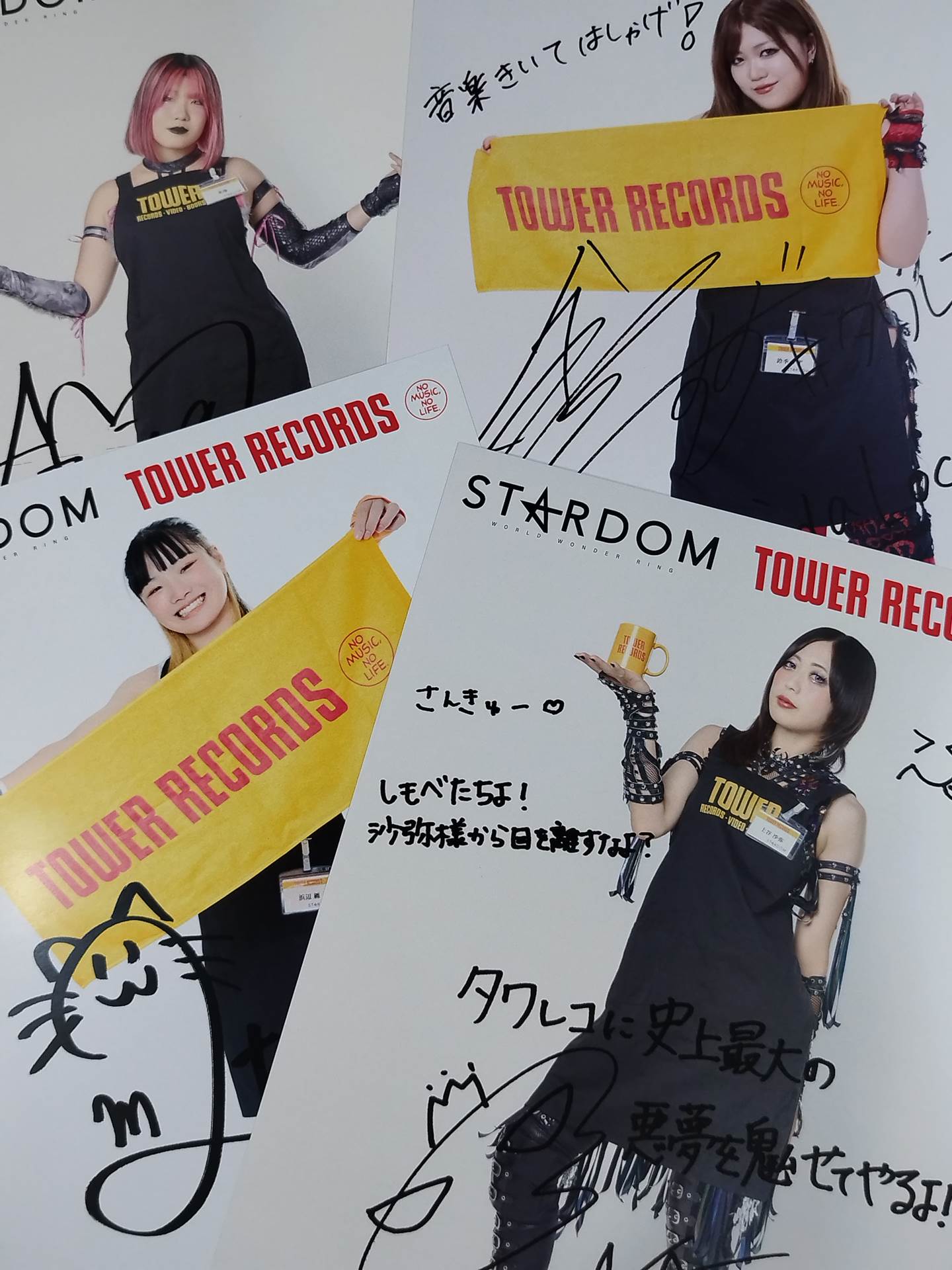 ★ All 42 Complete ★ Stardom ×TOWER RECORDS 2025 Pro-Photo Set