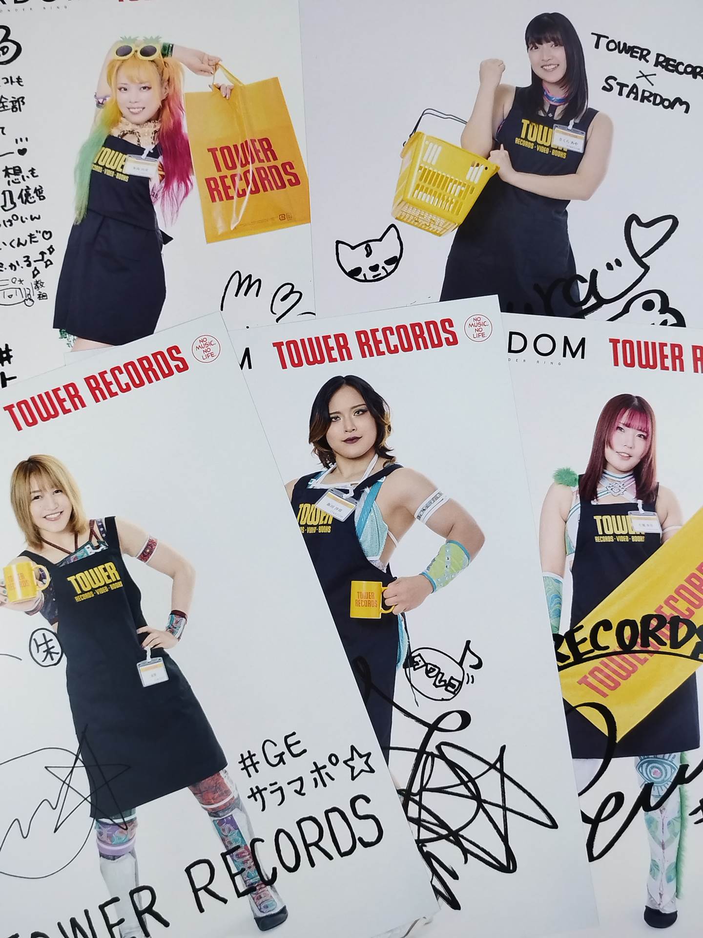 ★ All 42 Complete ★ Stardom ×TOWER RECORDS 2025 Pro-Photo Set