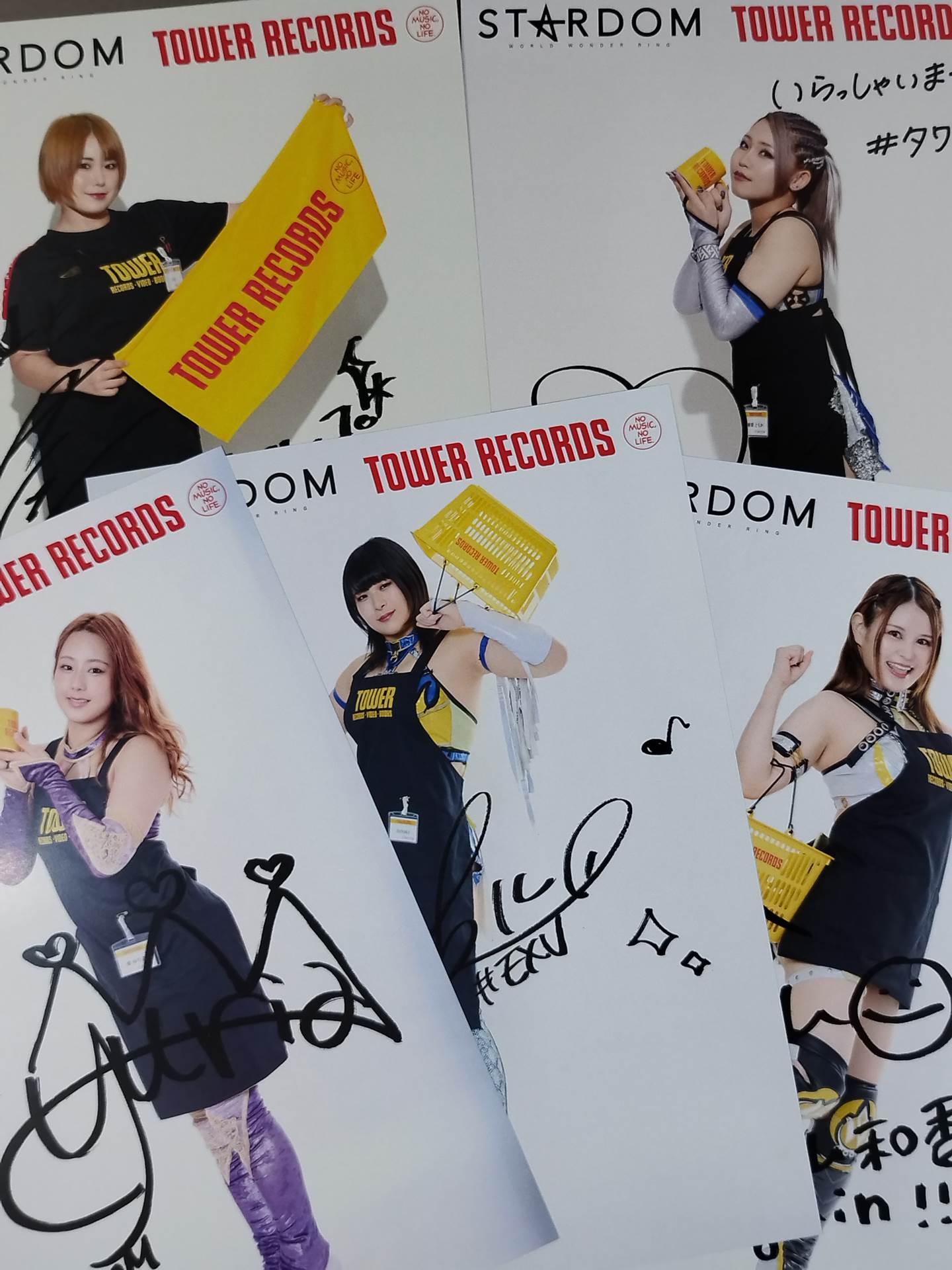 ★ All 42 Complete ★ Stardom ×TOWER RECORDS 2025 Pro-Photo Set