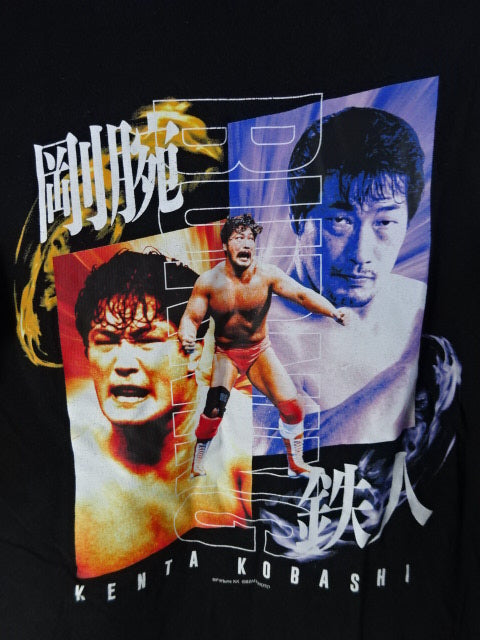 Kenta Kobashi Picture T-Shirt (2) (Black)