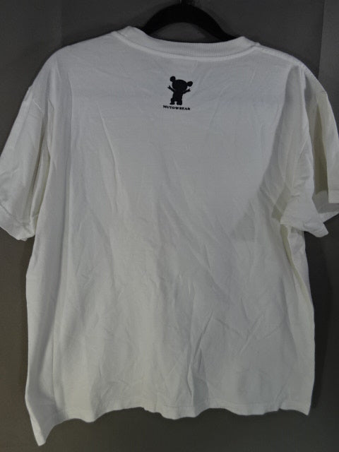 Muto Keiji Muto Bear T-Shirt (1) (All Japan Pro Wrestling / White)