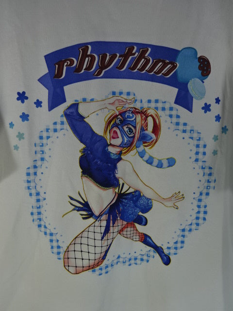rhythm Illustration T-Shirt (1) (White)