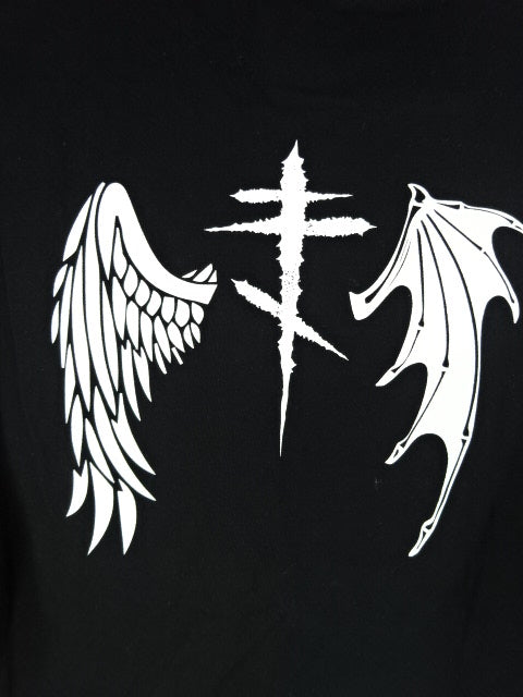 Seven Stars Illustration T-Shirt (2) (Black)