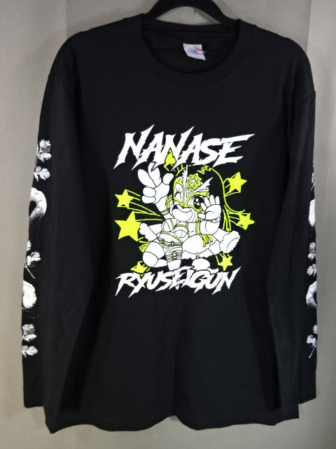 七星 ロングスリーブTシャツ①(ブラック)