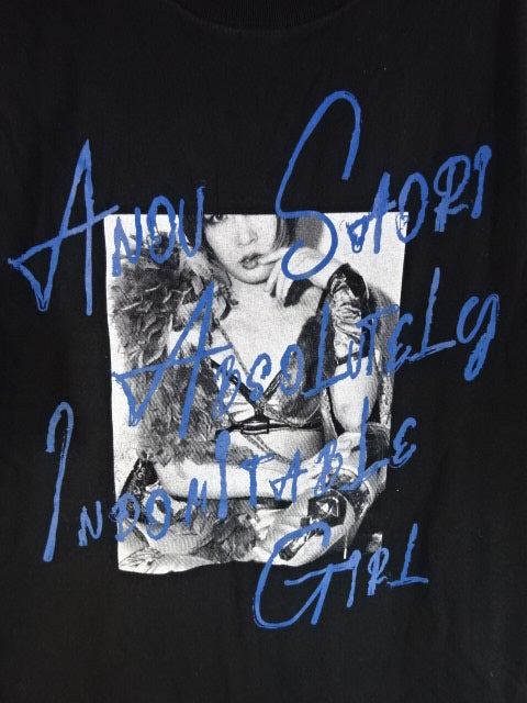 Saori Anou Absolutely Indomitable Girl T-Shirt (Black)