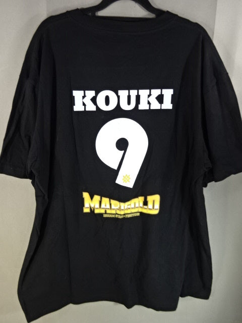 Amarei Kouki #9マリーゴールド背番号 T-Shirt (Black)