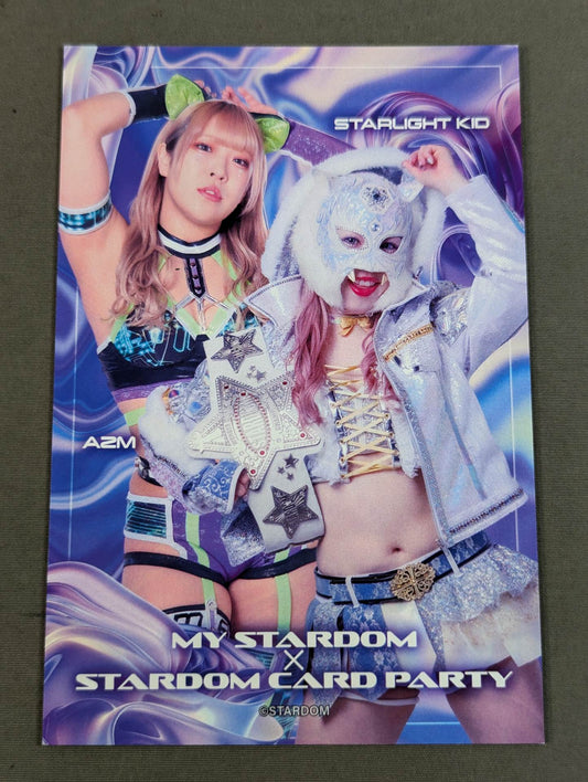 スターライト・キッド&AZM My STARDOM×STARDOM CARD PARTY ポストカード