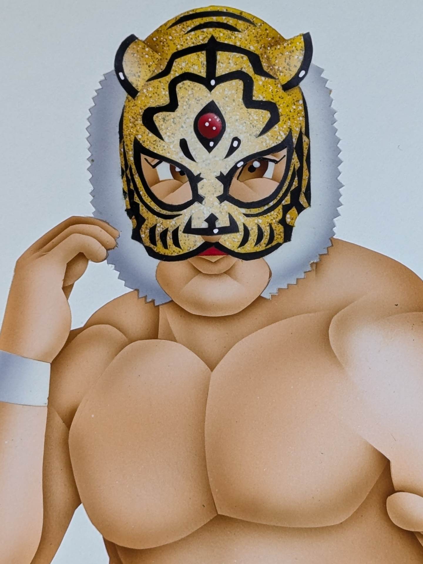 ★ Nagatoshi Sakai 's original painting work ★ "Four-dimensional killing method" The first tiger mask (legend)