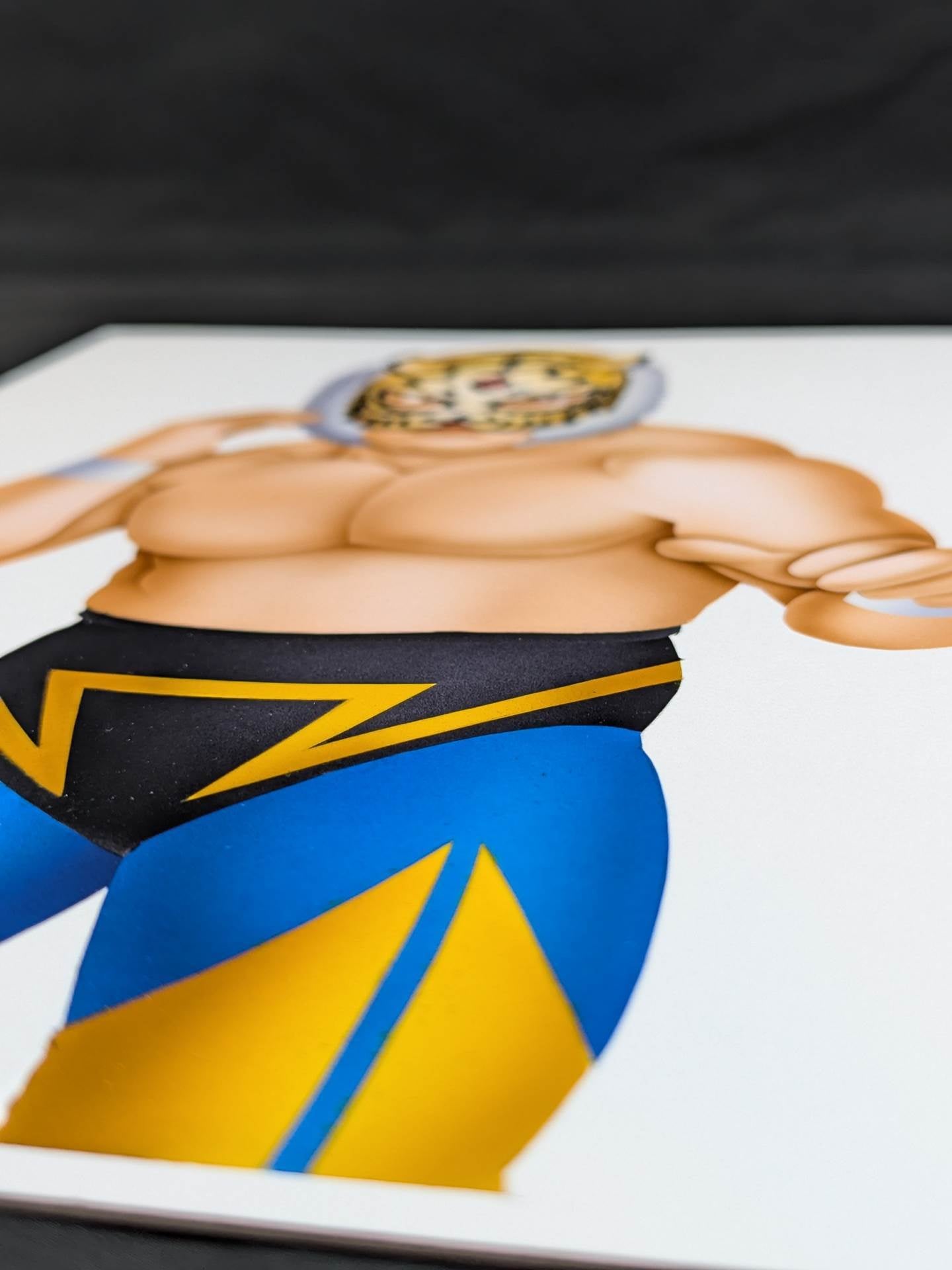 ★ Nagatoshi Sakai 's original painting work ★ "Four-dimensional killing method" The first tiger mask (legend)
