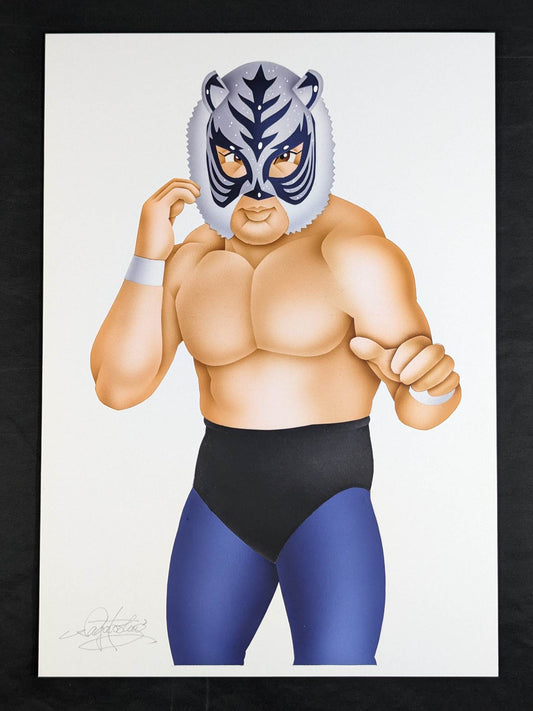 ★ Nagatoshi Sakai Original drawing work ★ "Legendary Tiger Warrior" Super Tiger