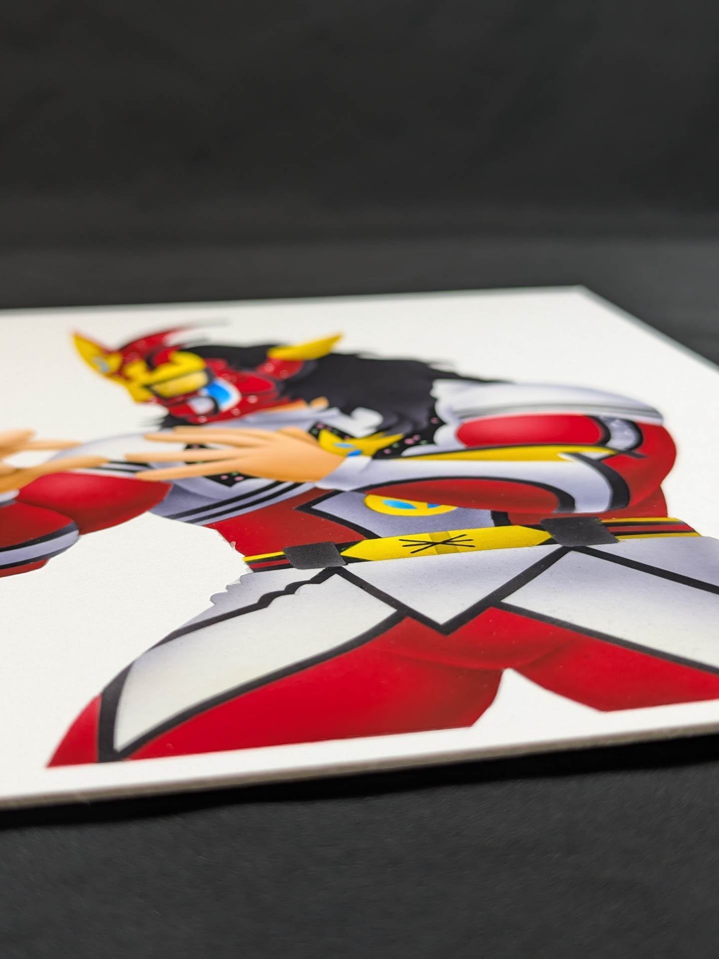 ★ Nagatoshi Sakai original painting work ★ first tiger mask & Jushin Thunder Liger