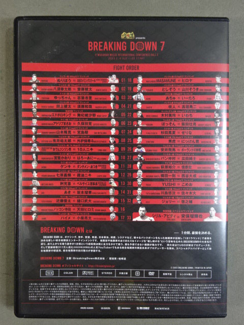 BREAKING DOWN 7