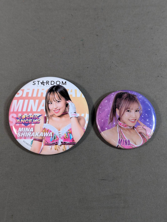 ★ Explosive Worldwide Venus ★ Mina Shirakawa  PinBack button Sets(3)