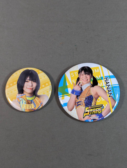 ★ Young Lionesses ★ HANAN  PinBack button Sets(2)