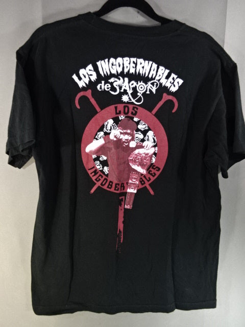Hiroshima Toyo Carp × Tetsuya Naito AKAHERU de JAPON Collaboration T-Shirt (2) (Black)