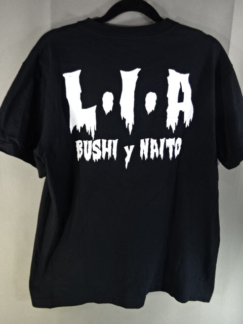 L.I.J. × ADACHI T-Shirt (1) (Black)
